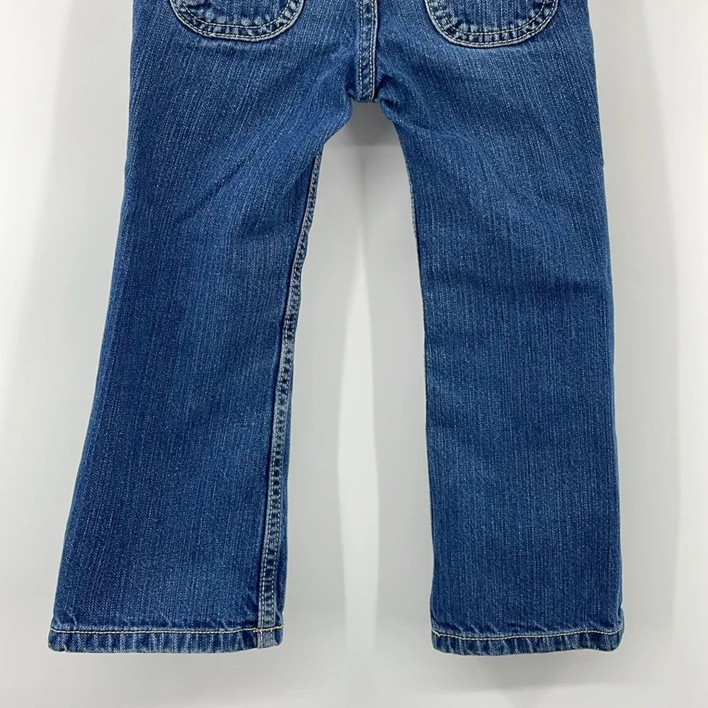 2013 Gymboree Bootcut Jeans w/ Bow Pockets Size 4